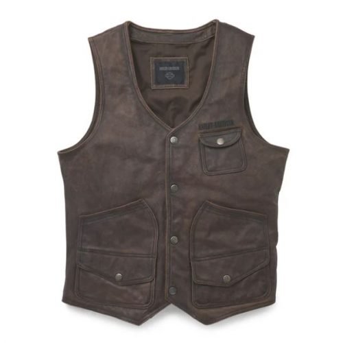 Harley-Davidson - Gilet in Pelle Bremen - 97019-22VM