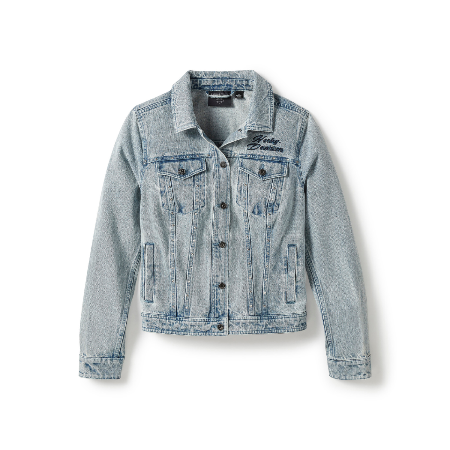 Harley-Davidson - Giacca di Jeans Rose e Spine - 96465-25VW