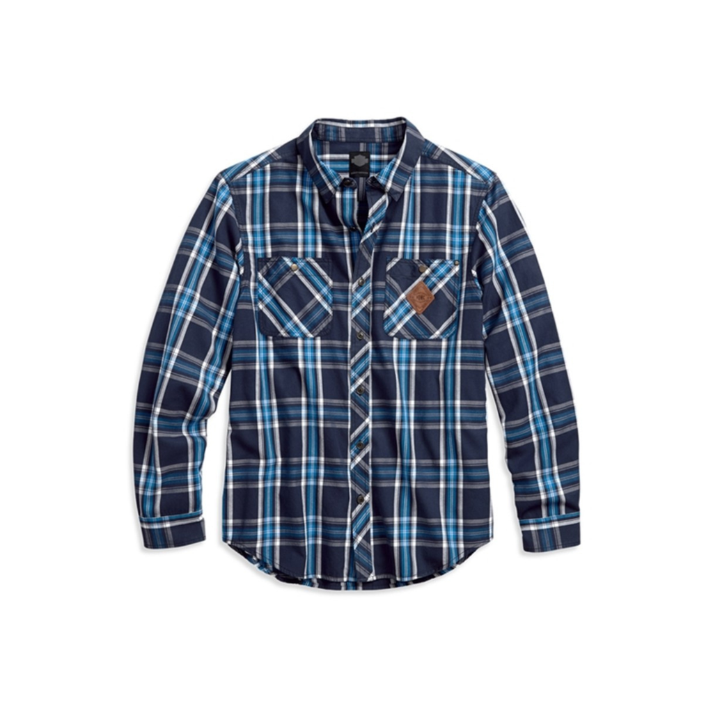 Harley-Davidson - Camicia Large Plaid da Uomo - 99038-17VM