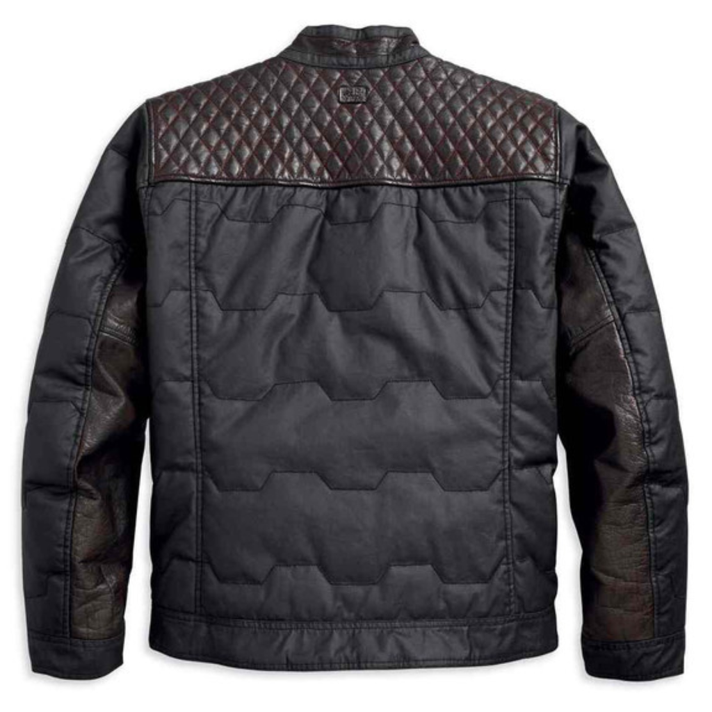 Harley-Davidson - Giacca di Pelle Trapuntata Accent - 97441-18VM