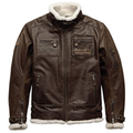 Hrley-Davidson - Giacca di Pelle Haxem Slim Fit - 97025-29EM