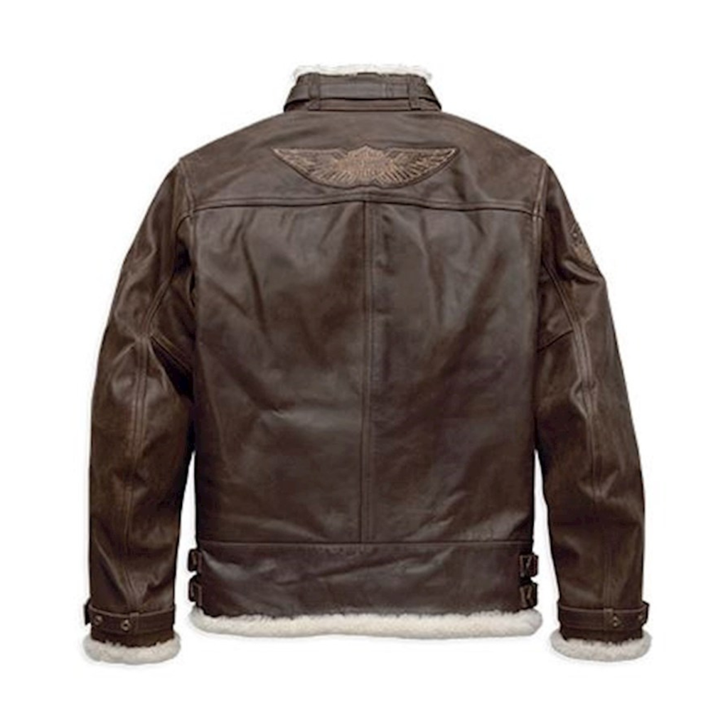 Hrley-Davidson - Giacca di Pelle Haxem Slim Fit - 97025-29EM