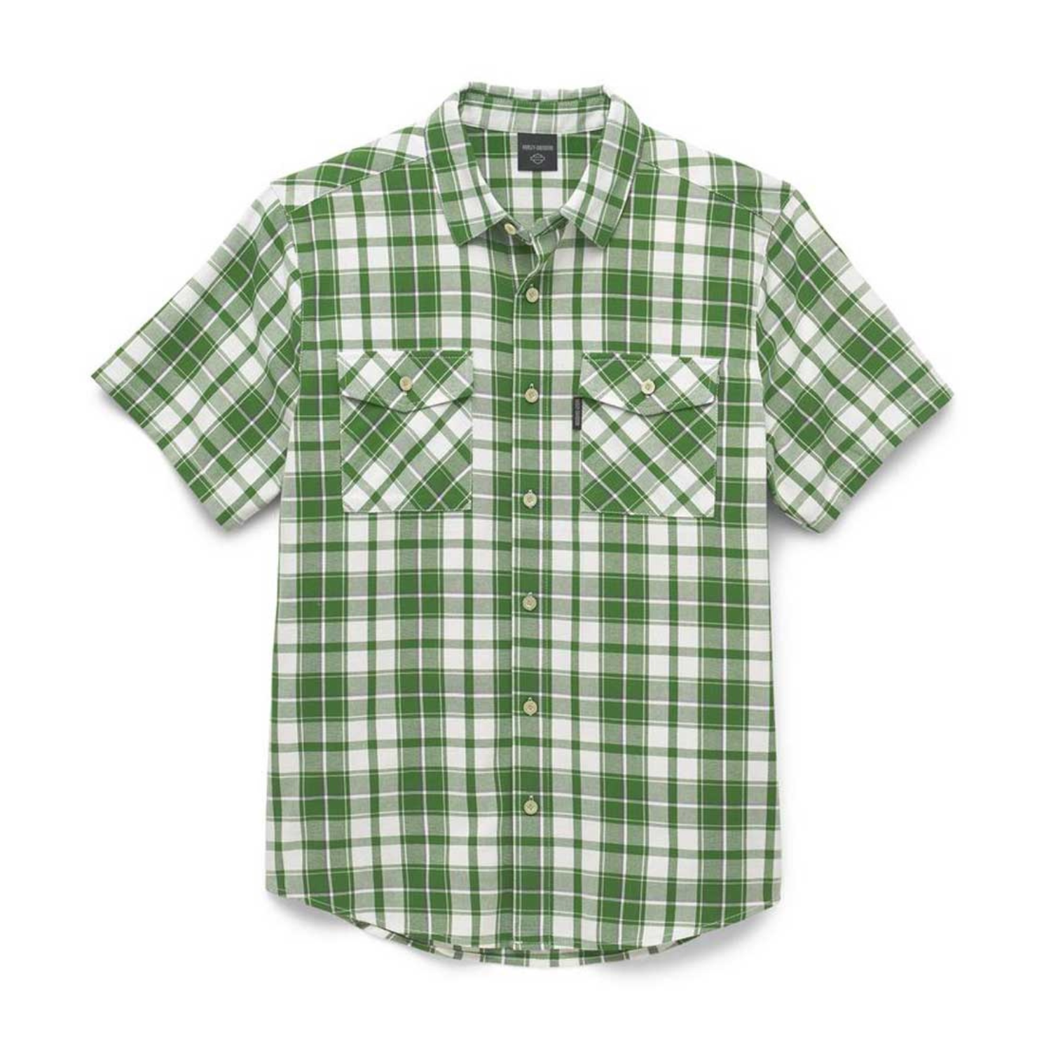 Harley-Davidson - Camicia a maniche corte verde - 96397-22VM